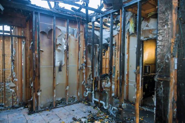 Professional Emergency Fire Cleanup technician working in Lake Carmel, NY